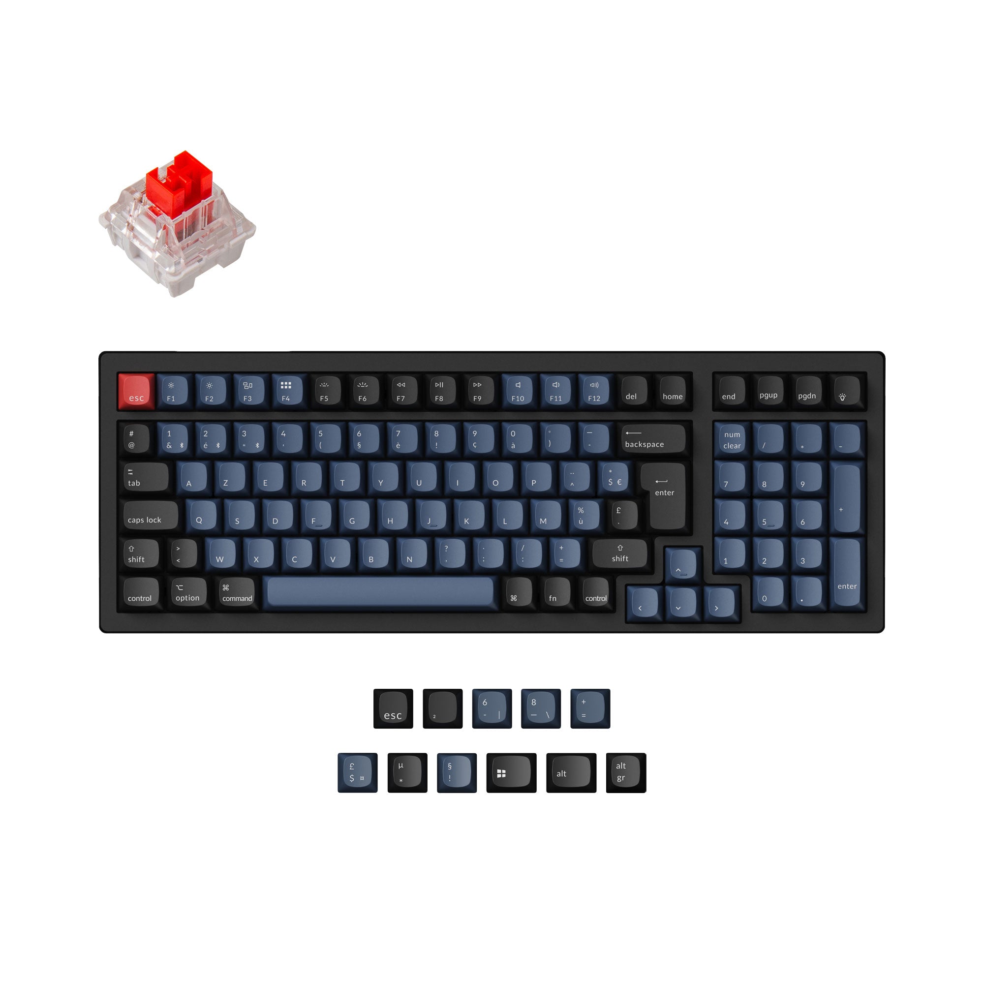 Keychron K4 Pro QMK/VIA Wireless Mechanical Keyboard ISO Layout Collection keyboard image