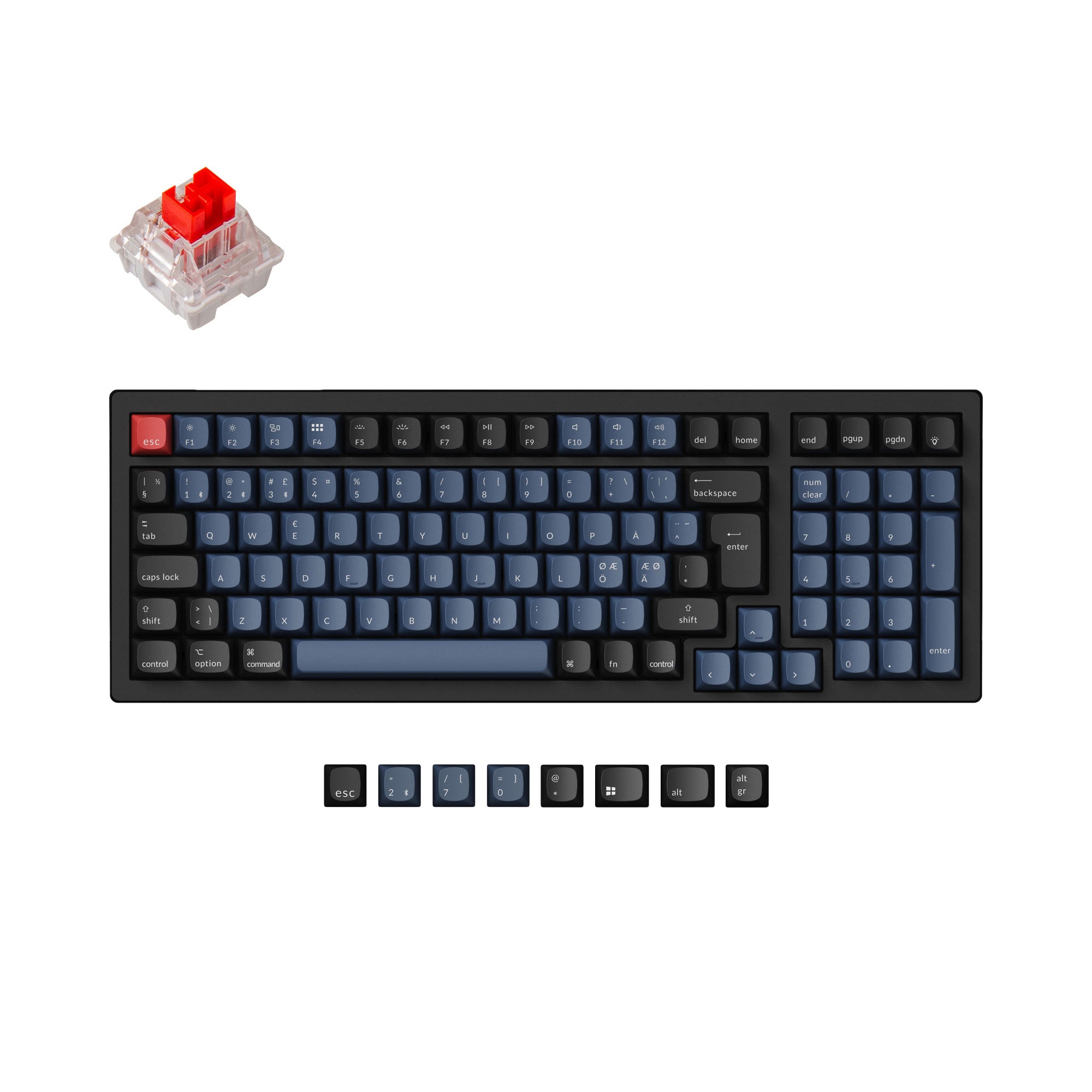 Keychron K4 Pro QMK/VIA Wireless Mechanical Keyboard ISO Layout Collection keyboard image