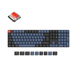 Keychron K5 Pro QMK/VIA ultra-slim custom mechanical keyboard full size layout for Mac Windows Linux low-profile Gateron red ISO Nordic layout