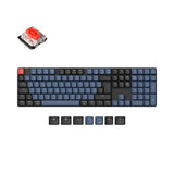 Keychron K5 Pro QMK/VIA ultra-slim custom mechanical keyboard full size layout for Mac Windows Linux low-profile Gateron red ISO Swiss layout