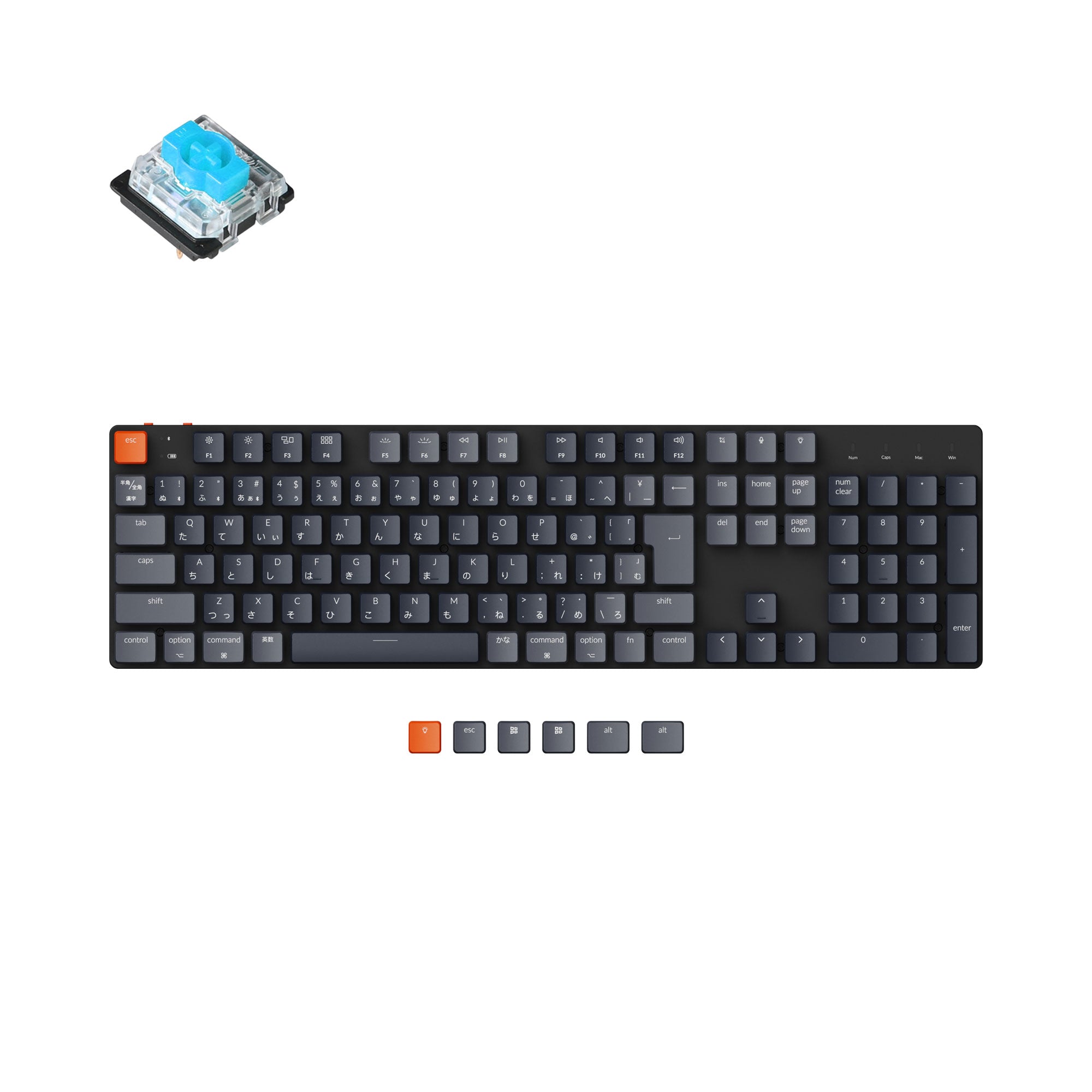 Keychron K5 SE Wireless Mechanical Keyboard (Japan JIS Layout) keyboard image