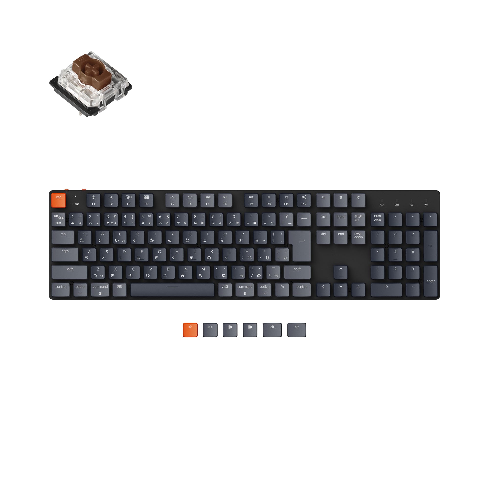 Keychron K5 SE Wireless Mechanical Keyboard (Japan JIS Layout) keyboard image