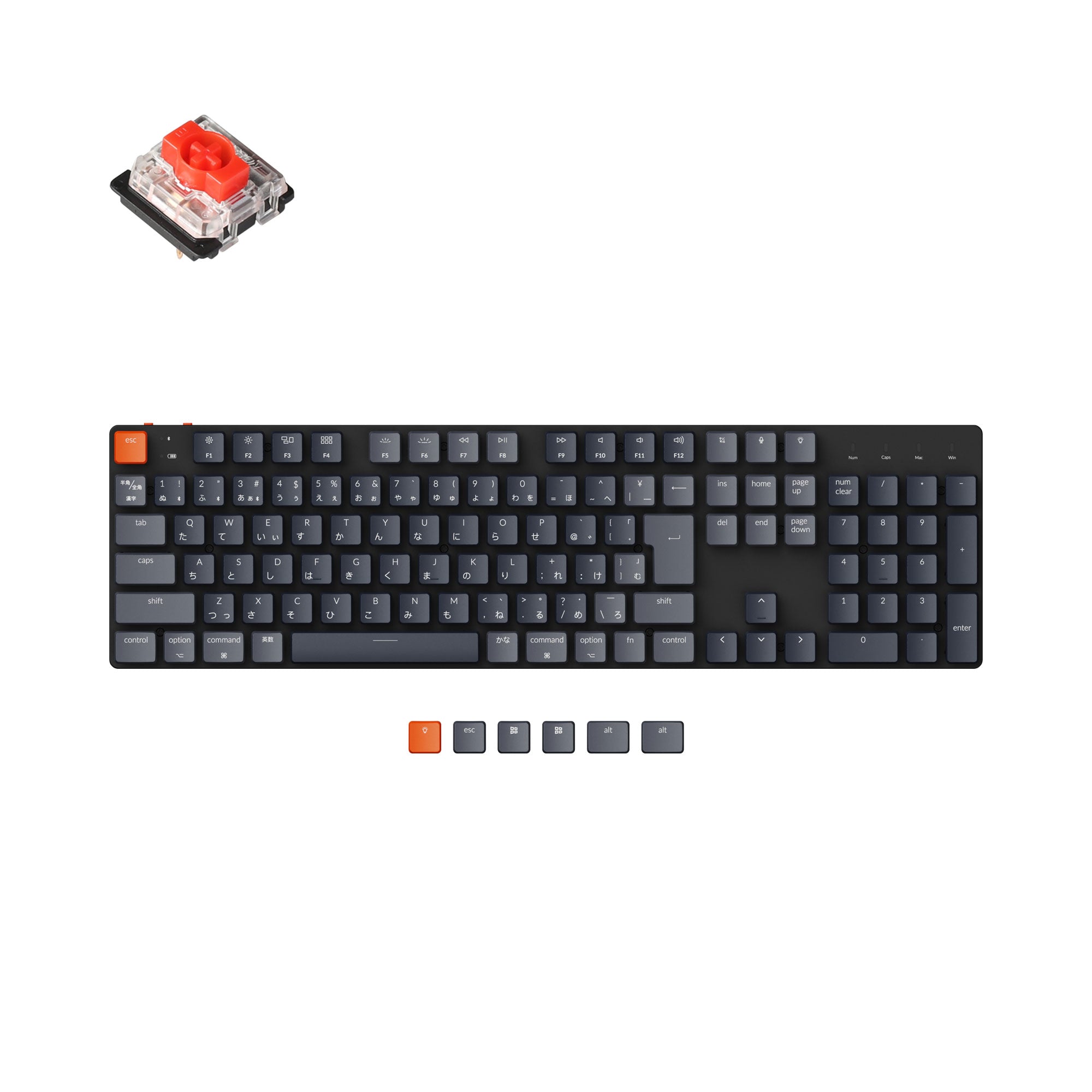 Keychron K5 SE Wireless Mechanical Keyboard (Japan JIS Layout) keyboard image