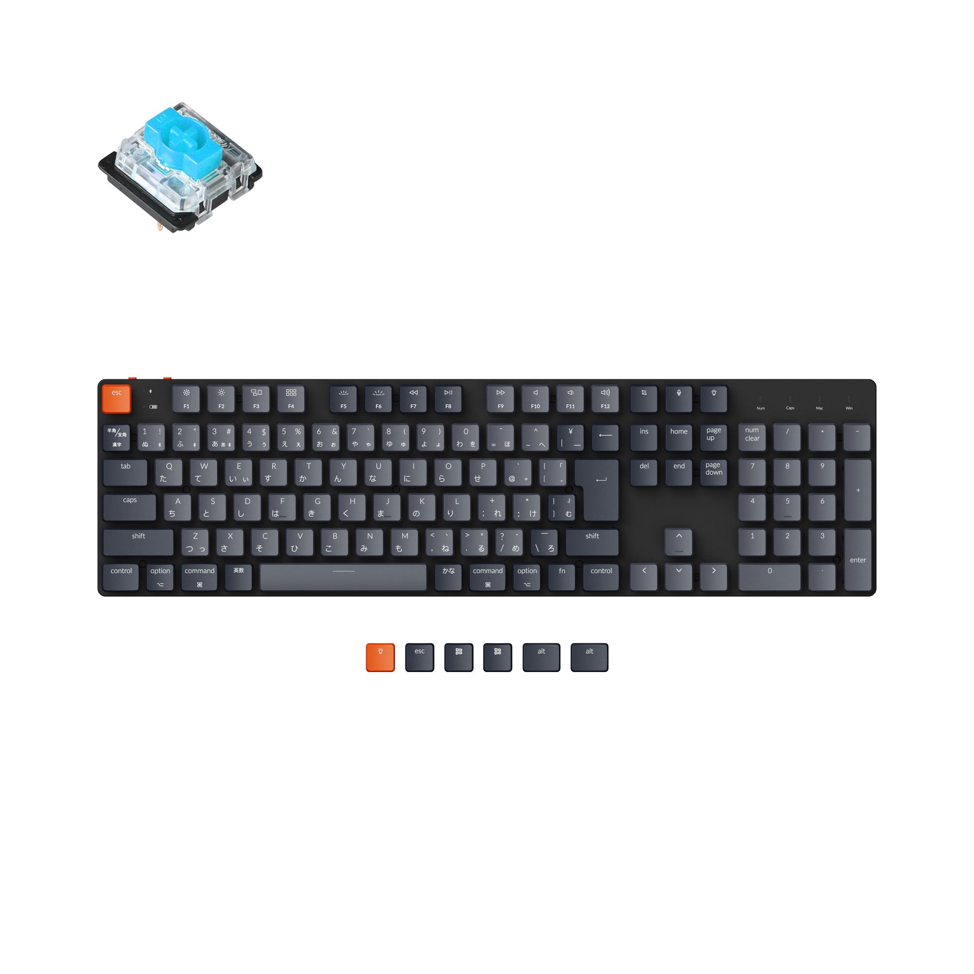 Keychron K5 SE Wireless Mechanical Keyboard (Japan JIS Layout) keyboard image