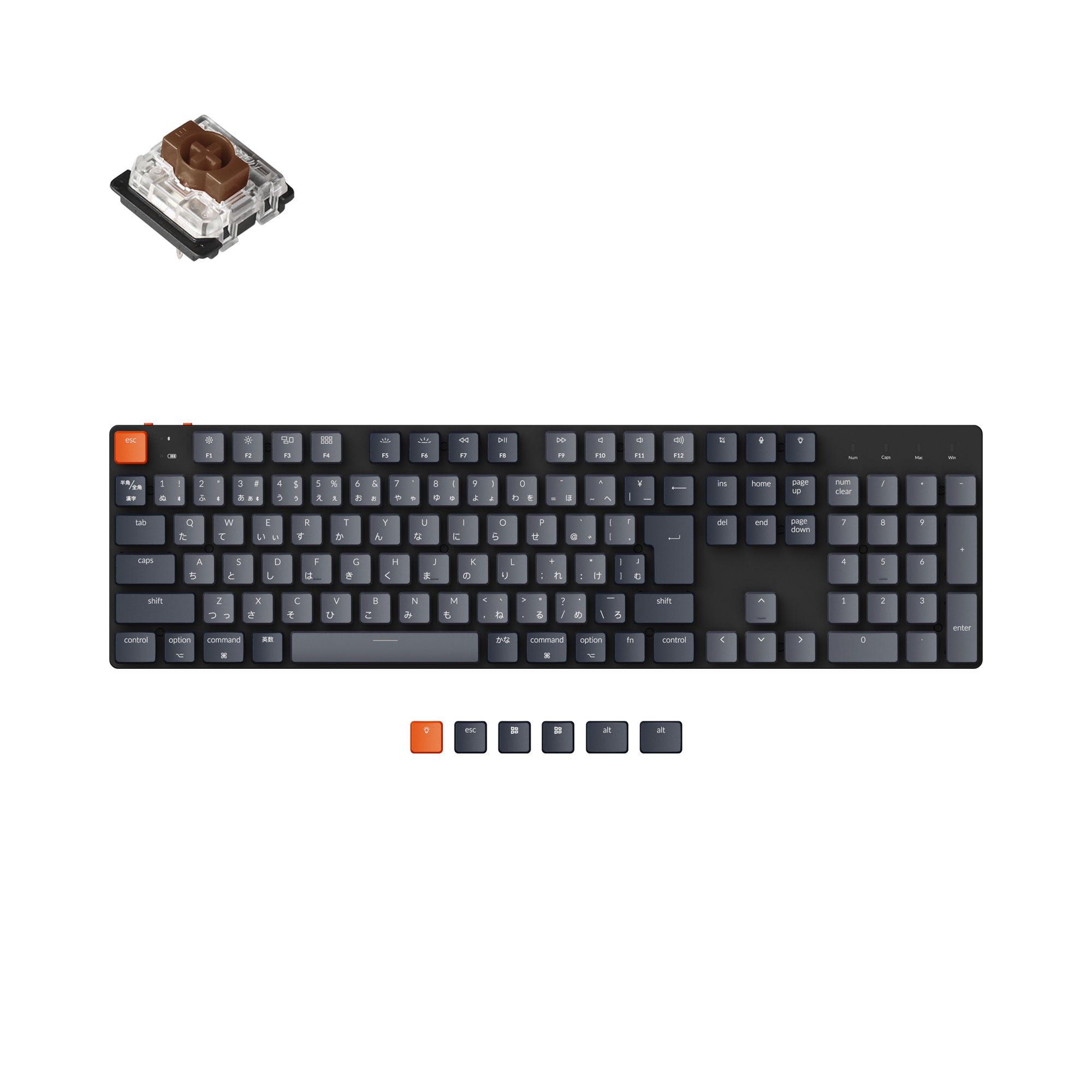 Keychron K5 SE Wireless Mechanical Keyboard (Japan JIS Layout) keyboard image