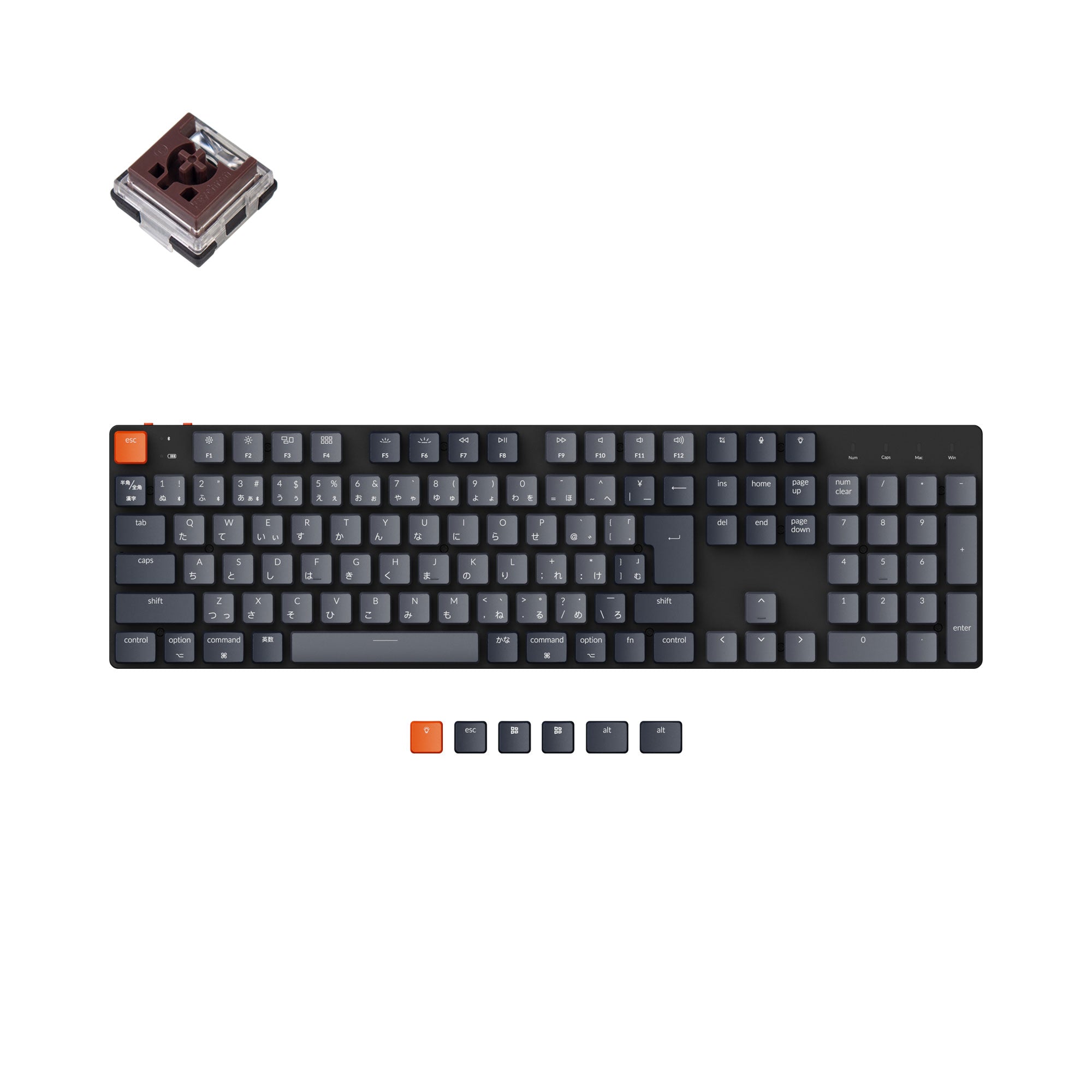 Keychron K5 SE Wireless Mechanical Keyboard (Japan JIS Layout) keyboard image