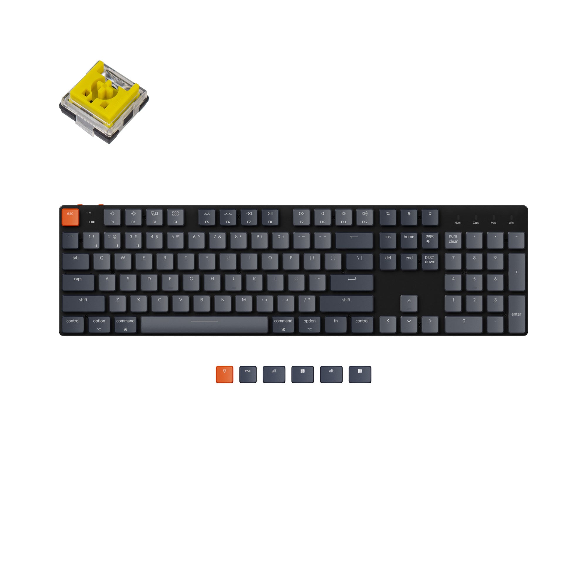 Keychron K5 SE Wireless Mechanical Keyboard keyboard image