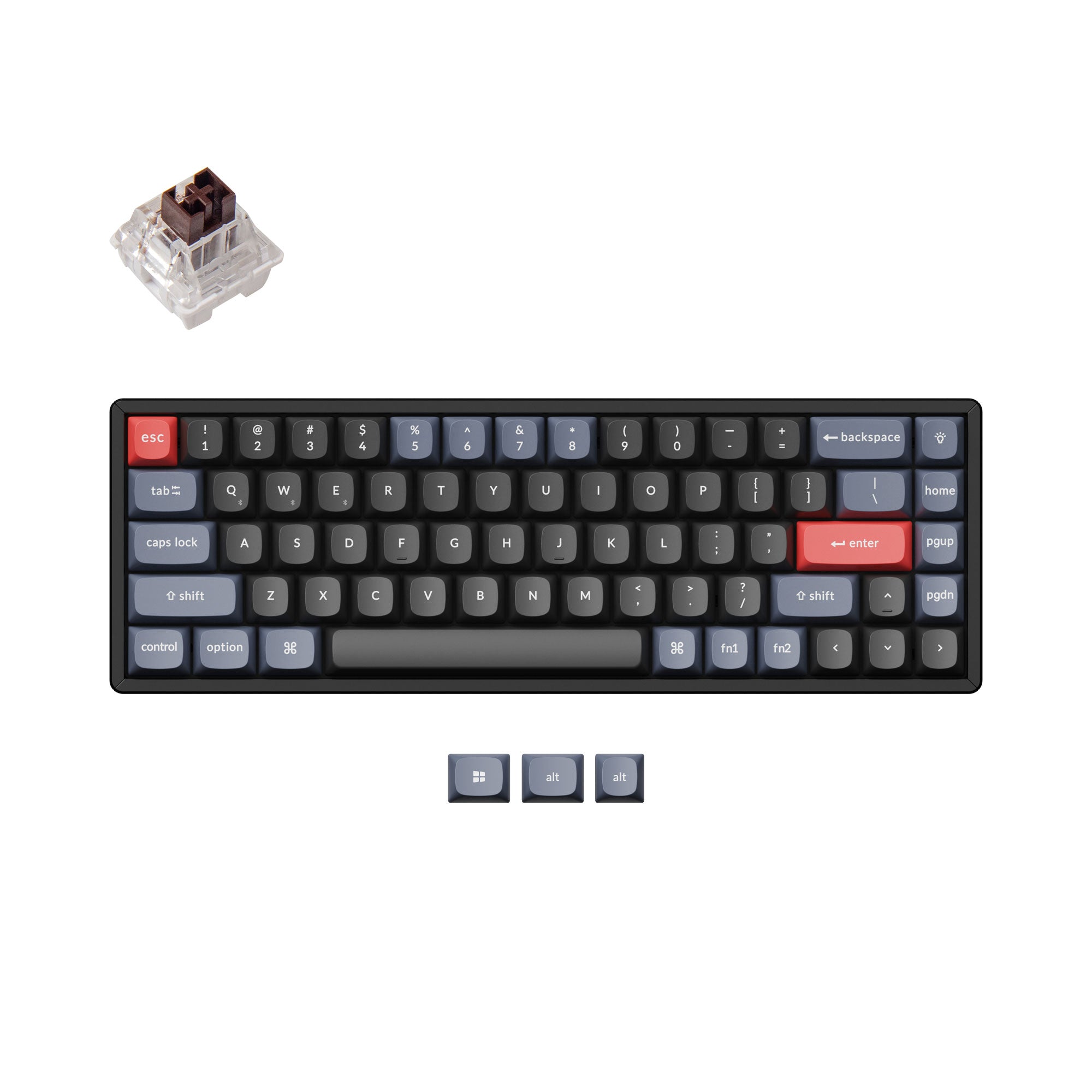 Keychron K6 Pro QMK/VIA Wireless Custom Mechanical Keyboard keyboard image