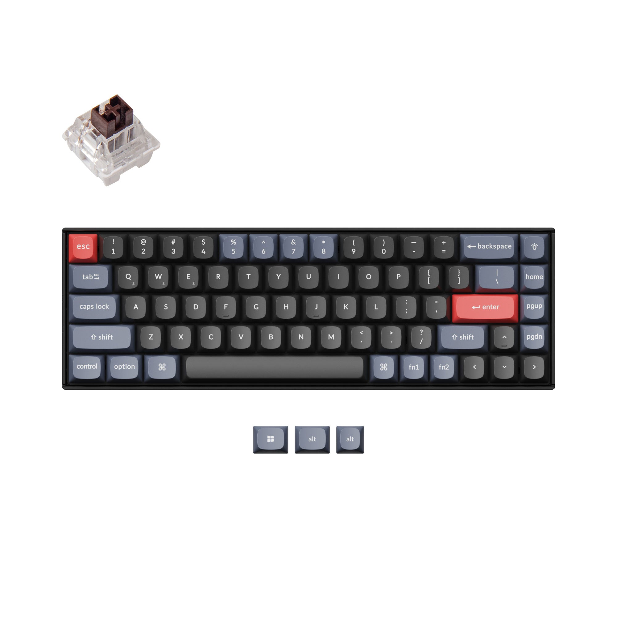 Keychron K6 Pro QMK/VIA Wireless Custom Mechanical Keyboard keyboard image