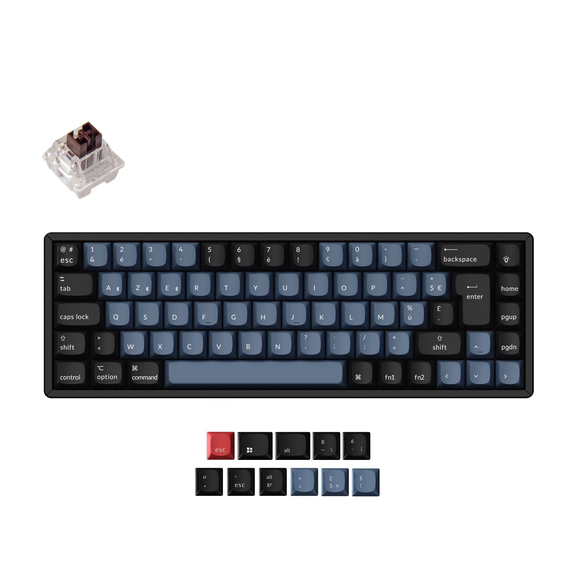 Keychron K6 Pro QMK/VIA Wireless Mechanical Keyboard ISO Layout Collection keyboard image
