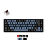 Keychron K6 Pro QMK/VIA Wireless Custom Mechanical Keyboard with 65% layout for Mac Windows Linux hot-swappable with MX switch RGB backlight Nordic ISO Layout