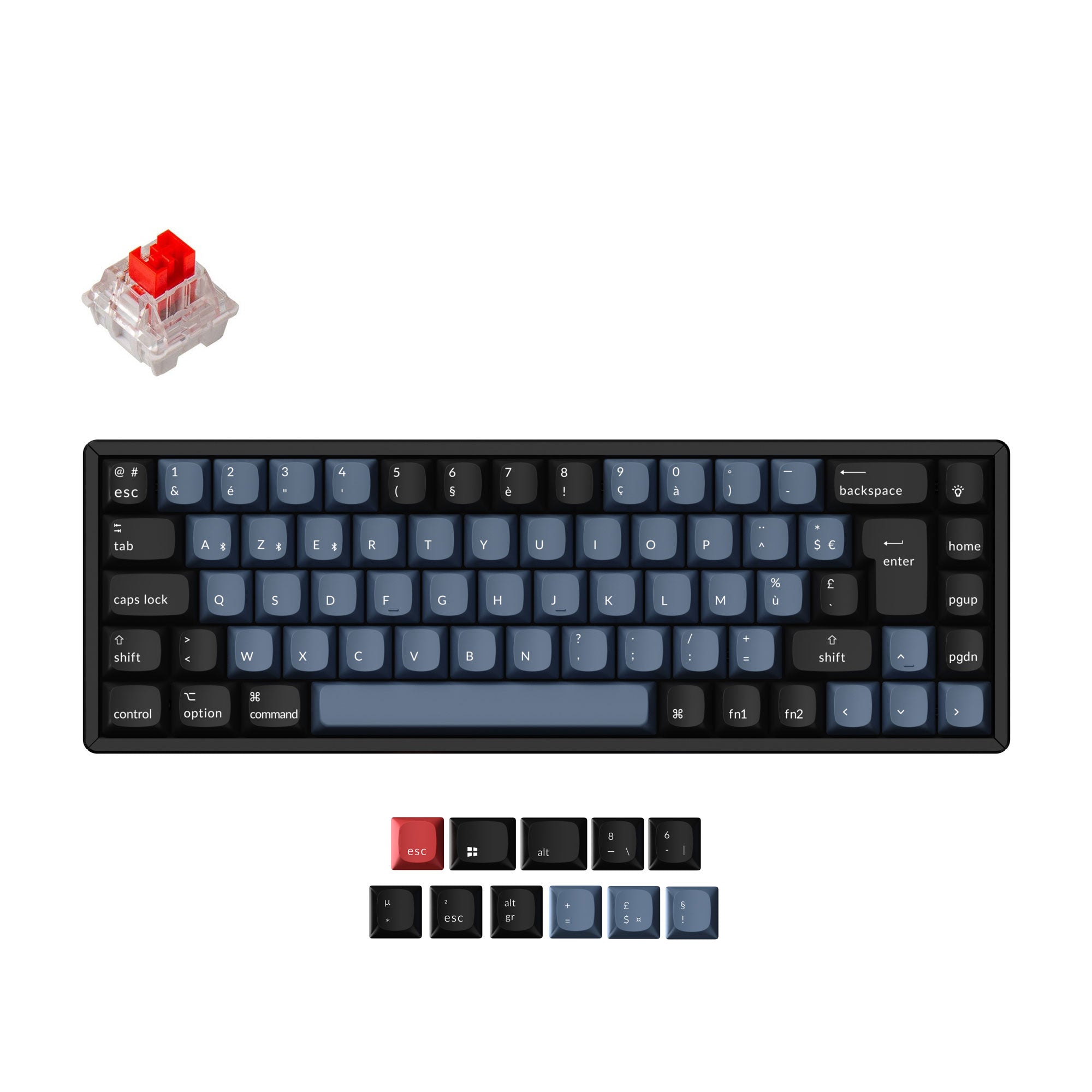 Keychron K6 Pro QMK/VIA Wireless Mechanical Keyboard ISO Layout Collection keyboard image