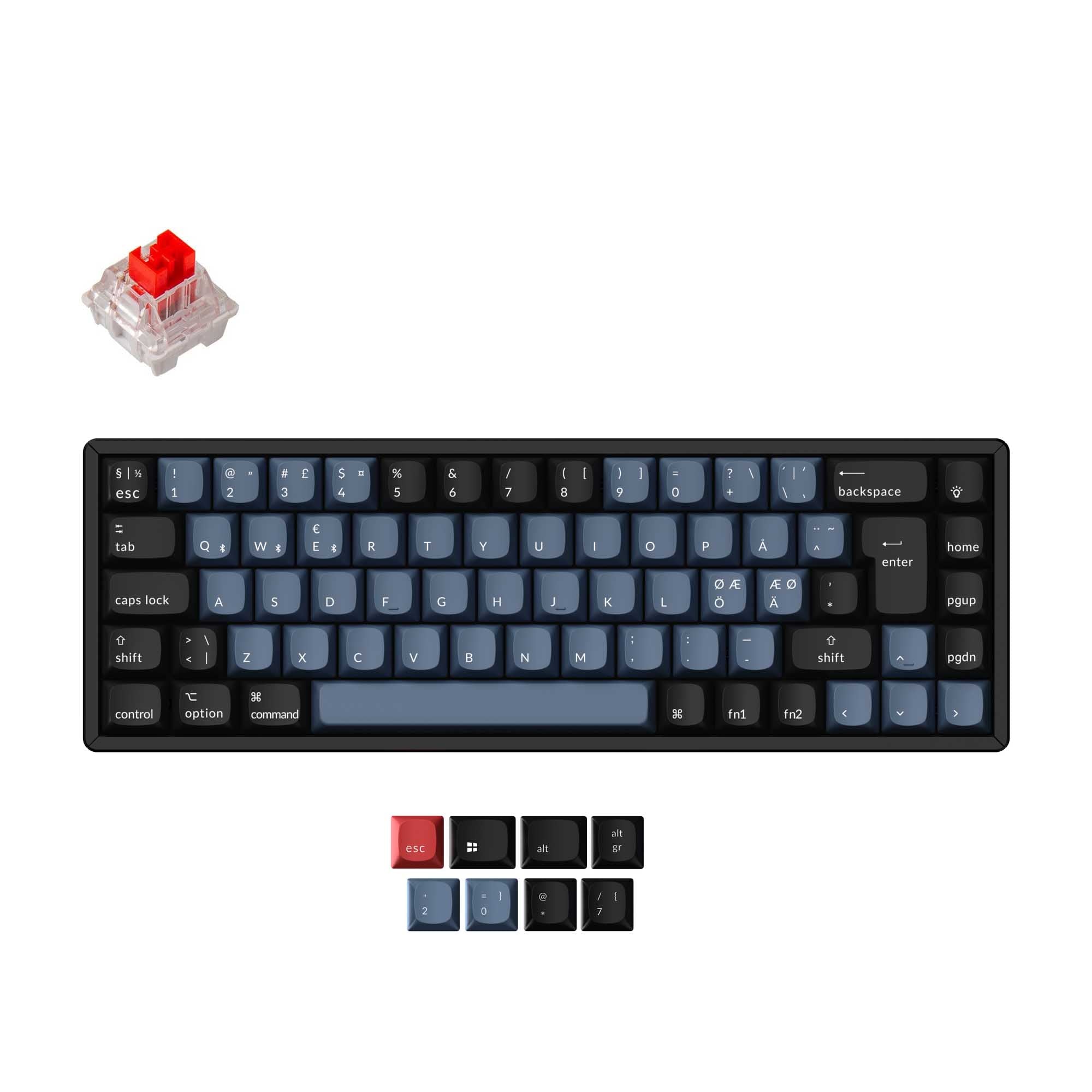 Keychron K6 Pro QMK/VIA Wireless Mechanical Keyboard ISO Layout Collection keyboard image