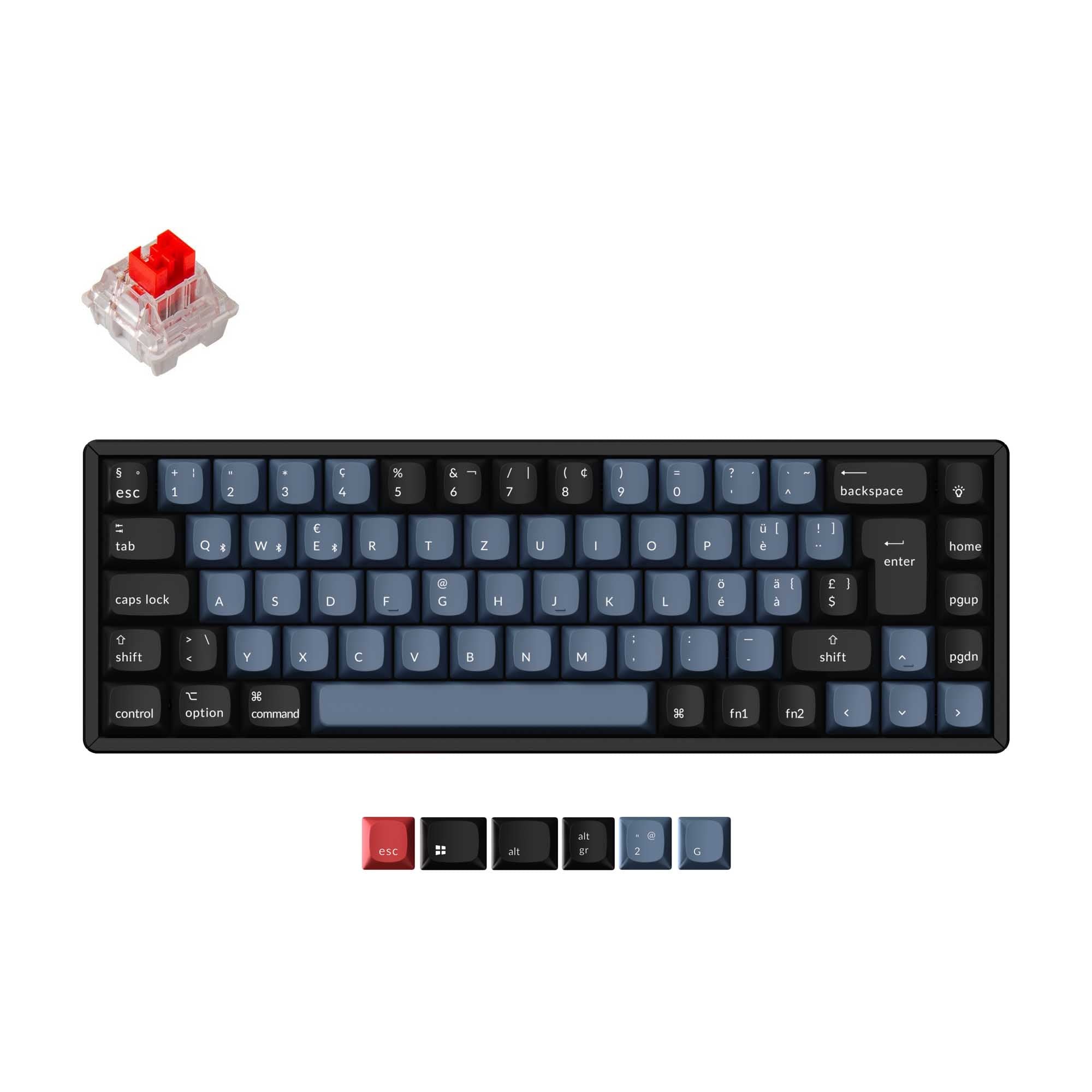 Keychron K6 Pro QMK/VIA Wireless Mechanical Keyboard ISO Layout Collection keyboard image