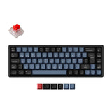 Keychron K6 Pro QMK/VIA Wireless Custom Mechanical Keyboard with 65% layout for Mac Windows Linux hot-swappable with MX switch RGB backlight Swiss ISO Layout