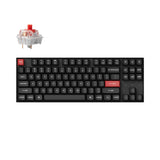 Keychron K8 Pro QMK/VIA Wireless Mechanical Keyboard 80 Percent Tenkeyless Layout for Mac Windows Hot-Swappable Keychron K Pro Mechanical Red Switch