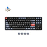 Keychron K8 Pro QMK/VIA Wireless Mechanical Keyboard RGB aluminum for Mac Windows PBT keycaps PCB screw-in stabilizer hot-swappable Gateron G Pro mechanical blue switch