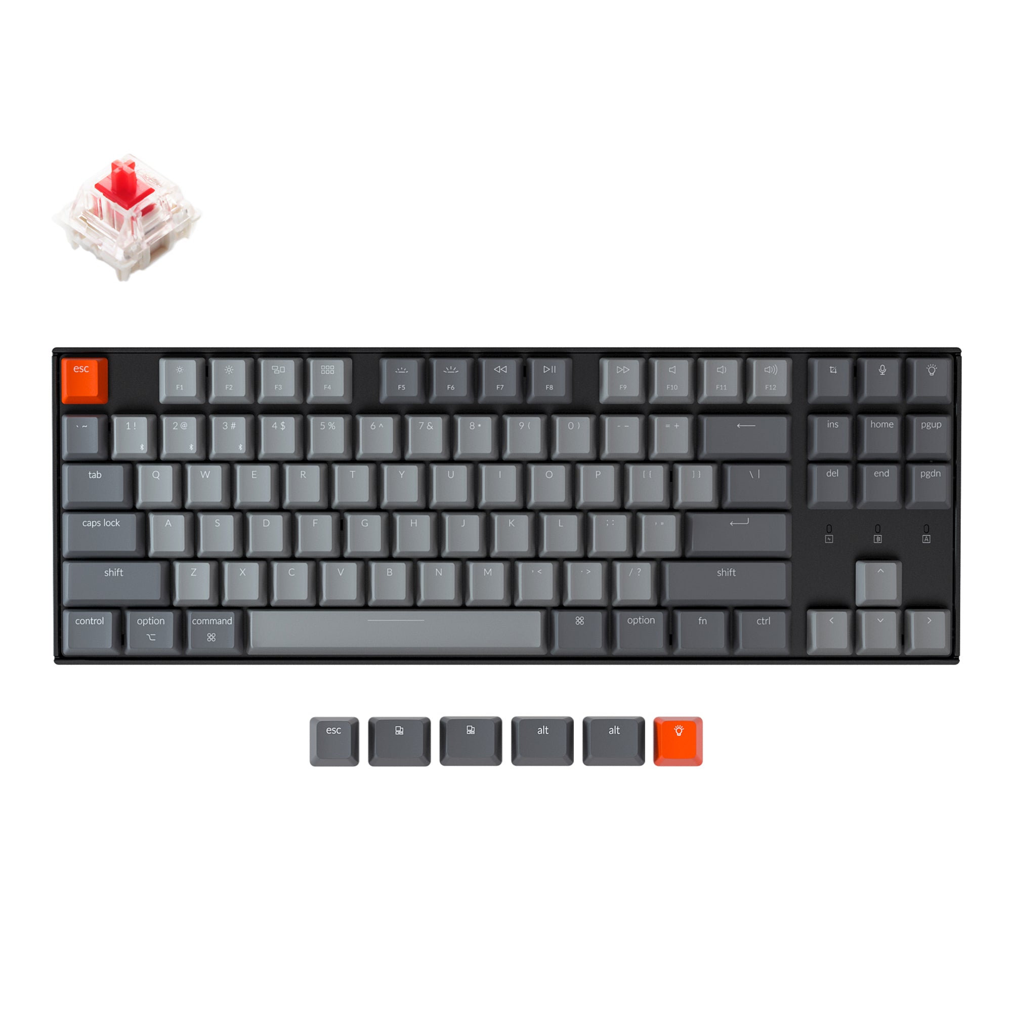 Keychron K8 Wireless Mechanical Keyboard keyboard image