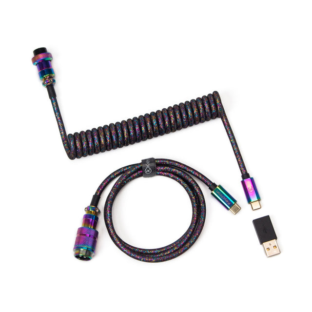 Mechanical Keyboard Coiled Cable Wire Type C Custom Usb Port Cable Aviator