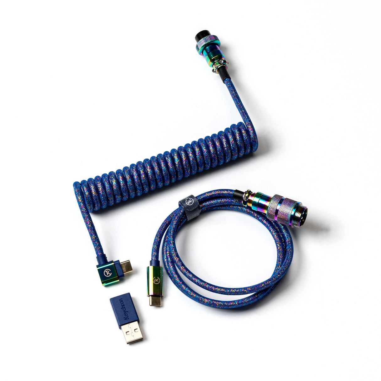 Keychron Premium Coiled Aviator Cable – Keychron  Mechanical Keyboards for  Mac, Windows and Android