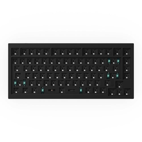 Keychron-Q1-75-percent-QMK-Custom-Mechanical-Keyboard-version-2-barebone-black