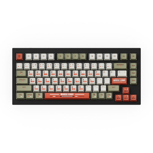 Keychron Q1 OEM Dye Sub PBT Full Set Keycap Set Morse Code