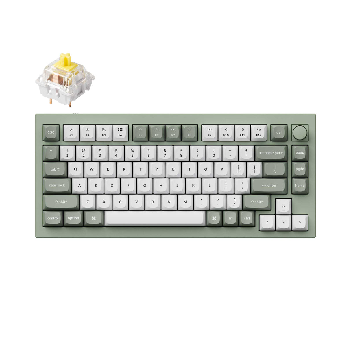 Clavier Custom 40% Matcha - Keycaps Industries