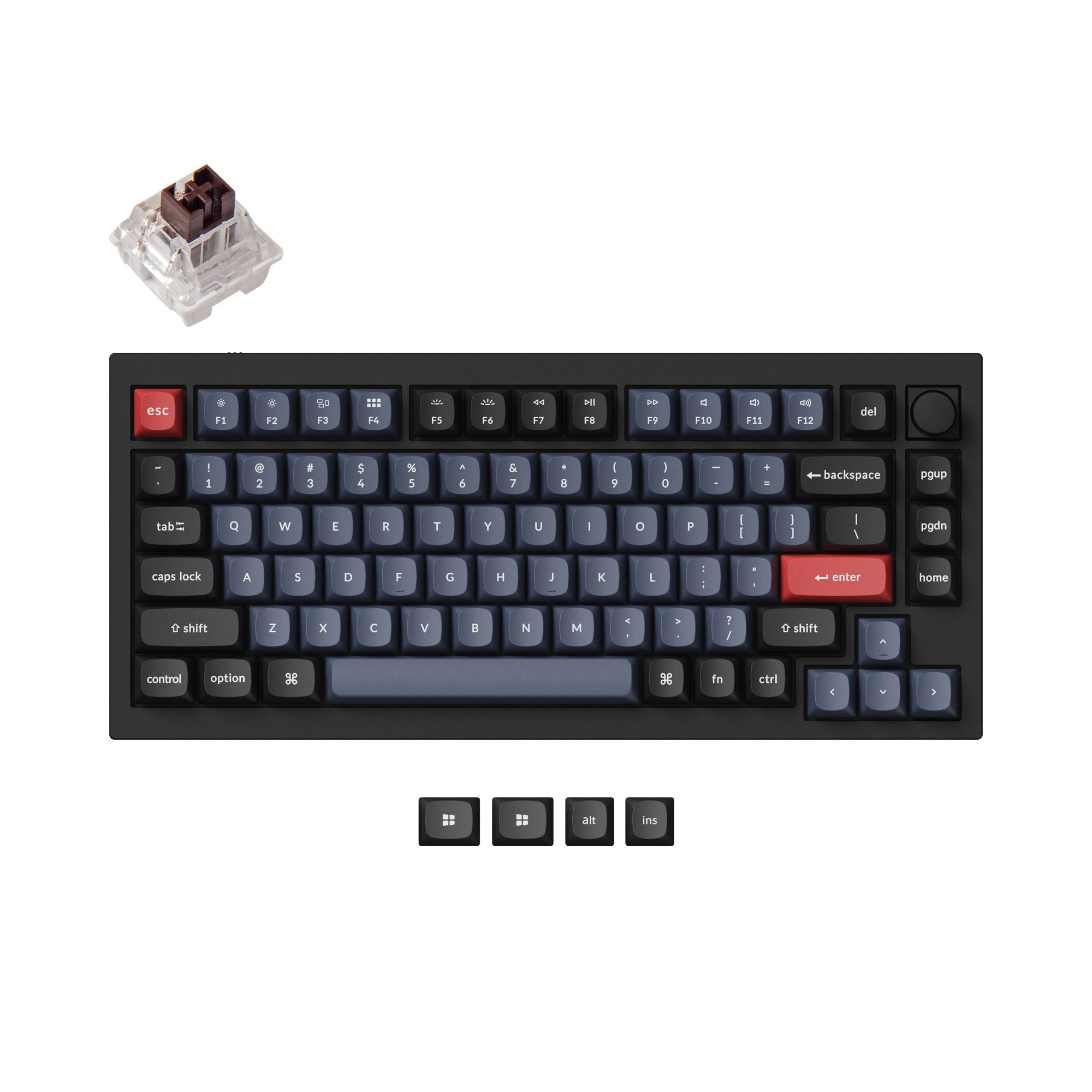 Keychron Q1 QMK Custom Mechanical Keyboard - Version 1