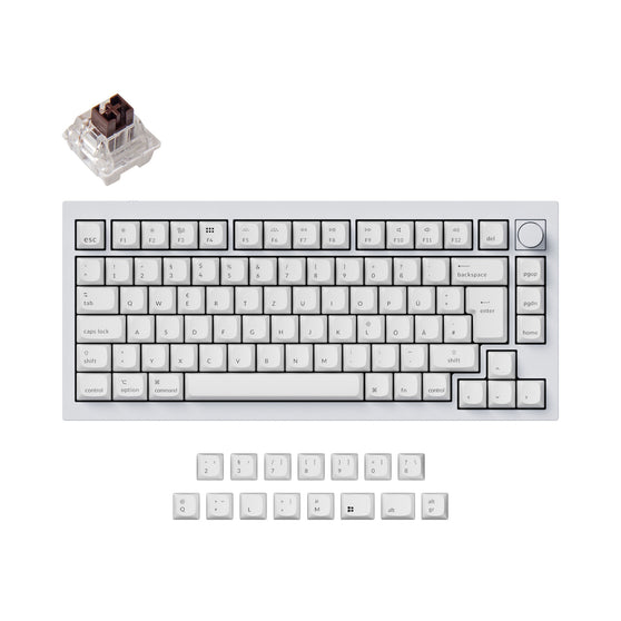 Keychron Q1 QMK Custom Mechanical Keyboard ISO Layout Collection - Version 1