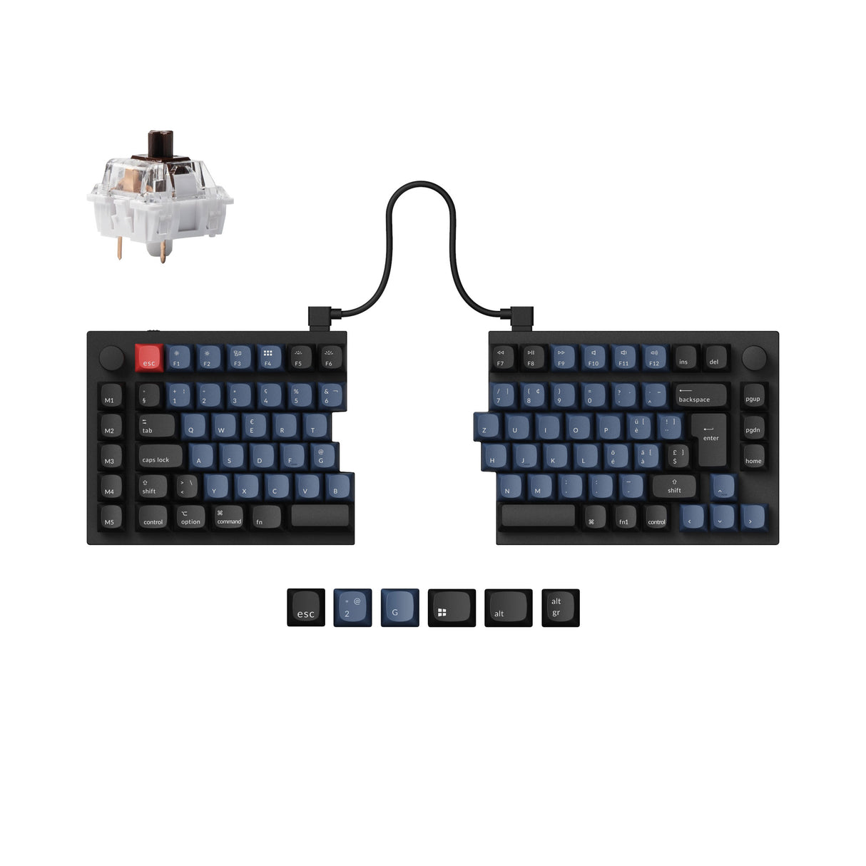 Keychron Q11 QMK Custom Mechanical Keyboard ISO Layout Collection – Keychron