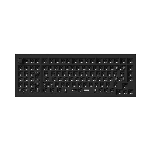 Keychron Q12 QMK VIA southpaw custom mechanical keyboard 96 percent full aluminum frame for Mac Window Linux barebone black