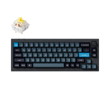 Keychron Q2 Pro QMK/VIA wireless custom mechanical keyboard 65 percent layout full aluminum black frame for Mac WIndows Linux with RGB backlight and hot-swappable K Pro switch banana