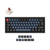Keychron Q4 60 percent QMK mechanical keyboard black Gateron G Pro brown switch ISO French layout