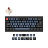 Keychron Q4 60 percent QMK mechanical keyboard black Gateron G Pro Brown switch ISO German DE layout