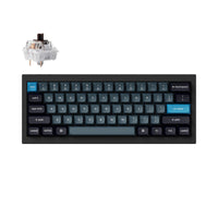 Keychron Q4 Pro QMK/VIA wireless custom mechanical keyboard 60 percent layout full aluminum black frame for Mac WIndows Linux with RGB backlight and hot-swappable K Pro switch brown