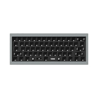 Keychron Q4 Pro QMK/VIA wireless custom mechanical keyboard 60 percent layout full aluminum grey frame for Mac WIndows Linux with RGB backlight and hot-swappable barebone