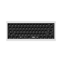 Keychron Q4 Pro QMK/VIA wireless custom mechanical keyboard 60 percent layout full aluminum white frame for Mac WIndows Linux with RGB backlight and hot-swappable barebone