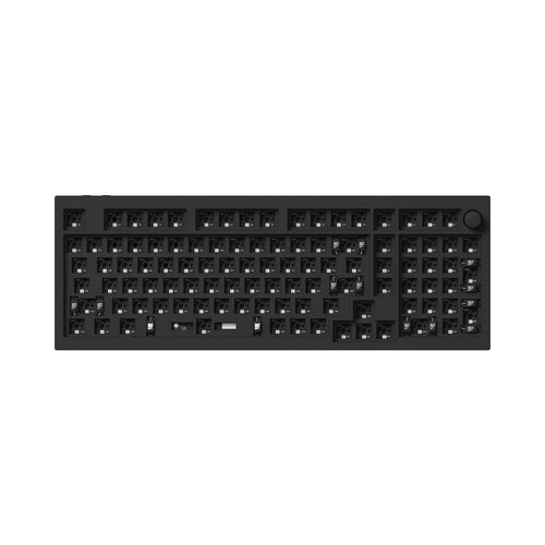 Keychron Q5 Pro QMK/VIA wireless custom mechanical keyboard 96 percent layout full aluminum black frame for Mac WIndows Linux with RGB backlight and hot-swappable barebone