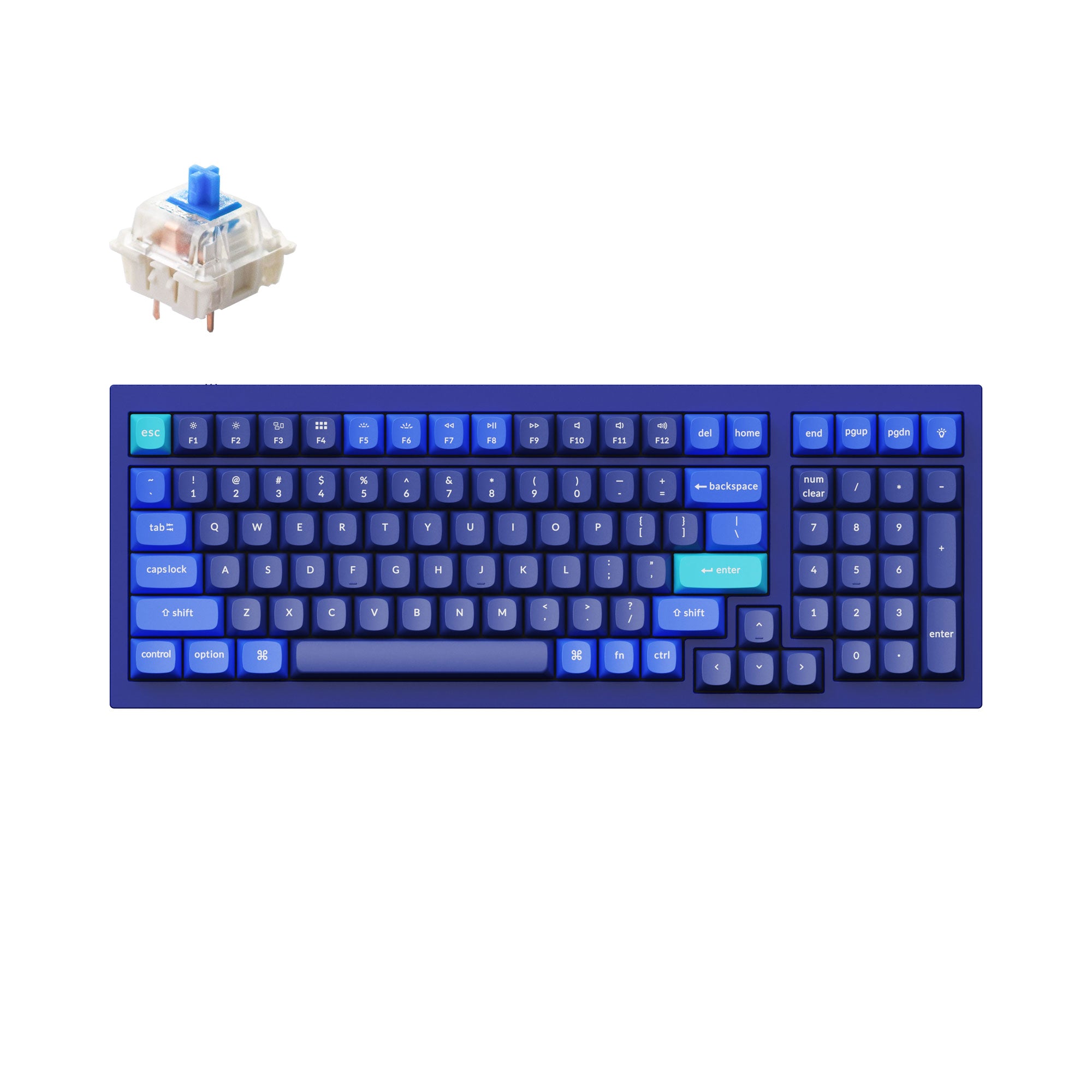 Keychron Q5 QMK Custom Mechanical Keyboard keyboard image