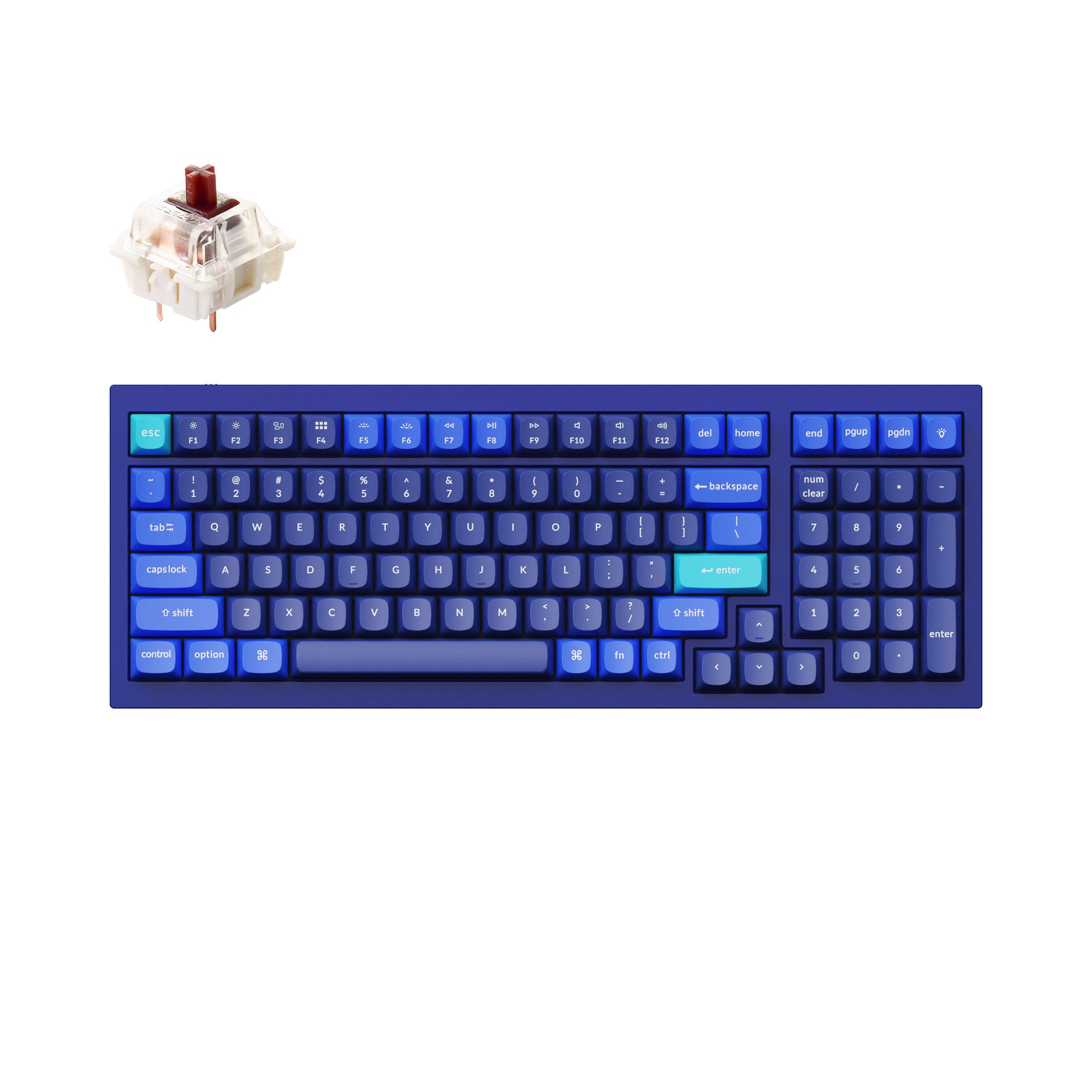Keychron Q5 QMK Custom Mechanical Keyboard keyboard image