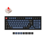 Keychron Q5 QMK VIA custom mechanical keyboard 96 percent layout full aluminum frame Mac Windows Nordic ISO layout hot swappable Gateron G Pro red