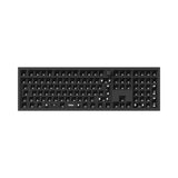 Keychron Q6 Pro QMK/VIA wireless custom mechanical keyboard 100 percent layout full aluminum black frame for Mac WIndows Linux with RGB backlight and hot-swappable barebone ISO