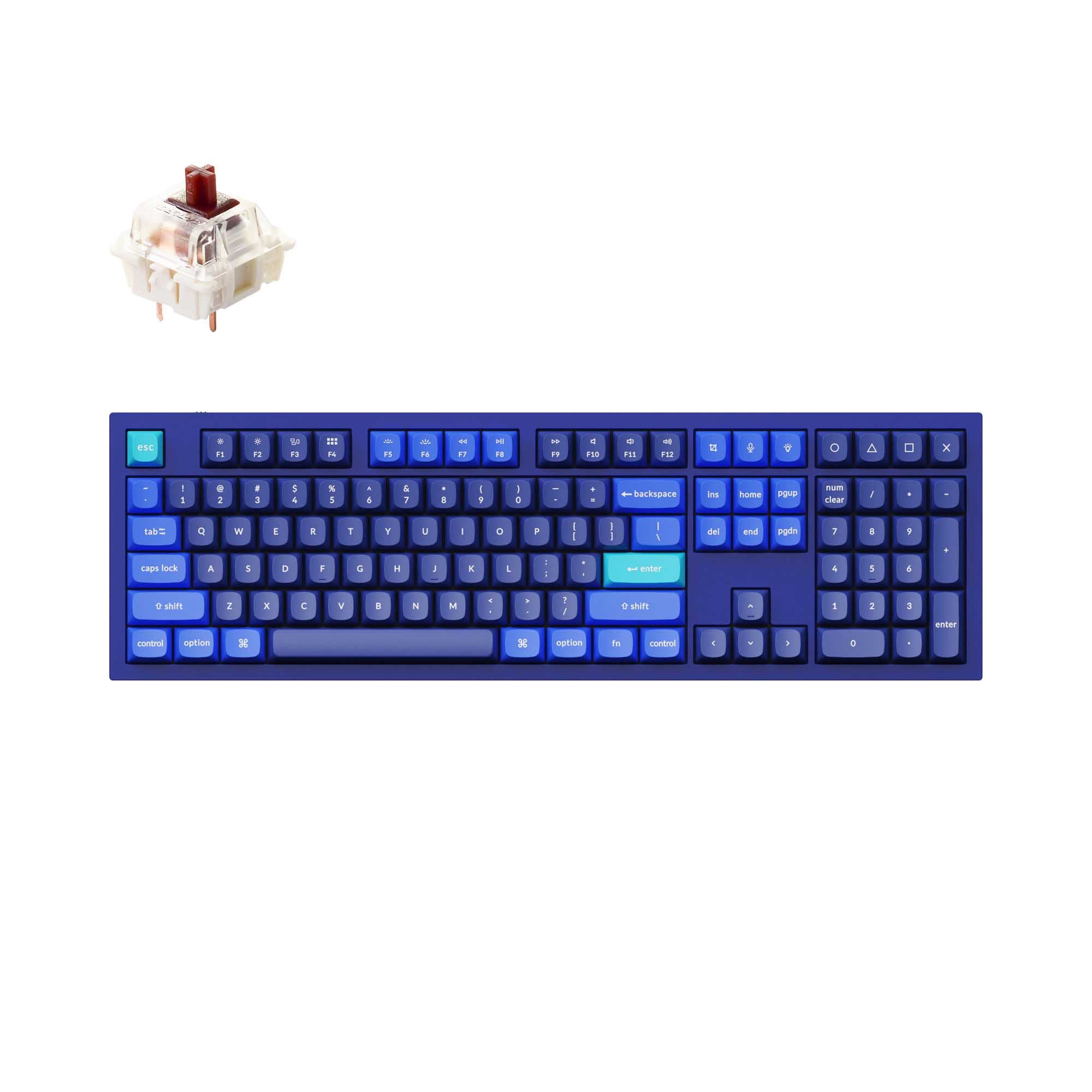 Keychron Q6 QMK Custom Mechanical Keyboard keyboard image