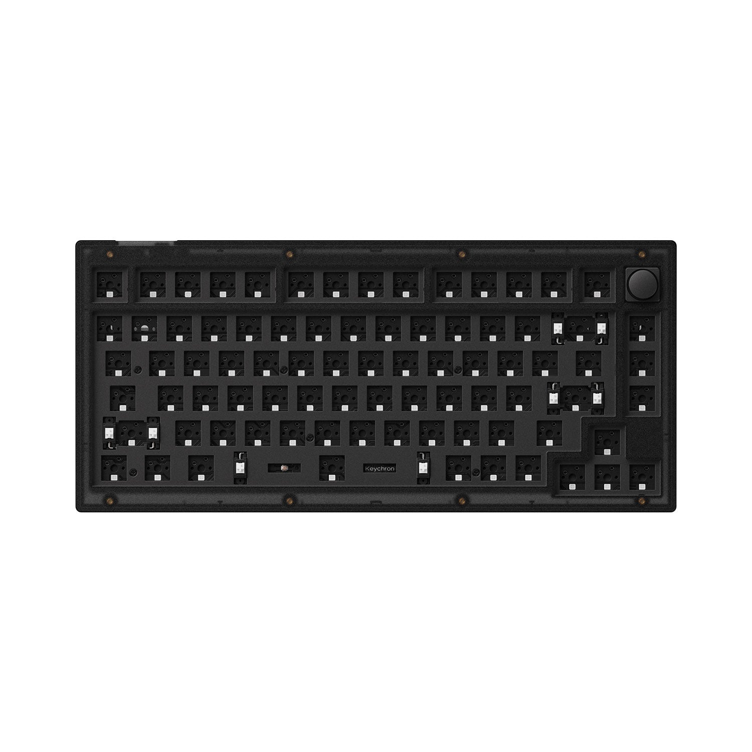 【Keychron】V1 Knob フロストブラック US ANSI 配列 Keychron-V1-QMK-VIA-Custom-