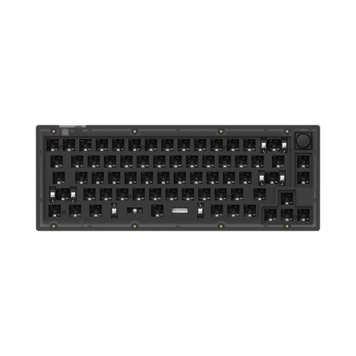 Keychron V2 Custom Mechanical Keyboard frosted black QMK-VIA 65 percent layout hot-swappable Barebone knob
