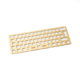 Keychron V4 Keyboard ISO Layout Brass Plate