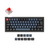 Keychron V4 QMK/VIA Custom Mechanical Keyboard 60 Percent UK ISO Layout K Pro Red Switch