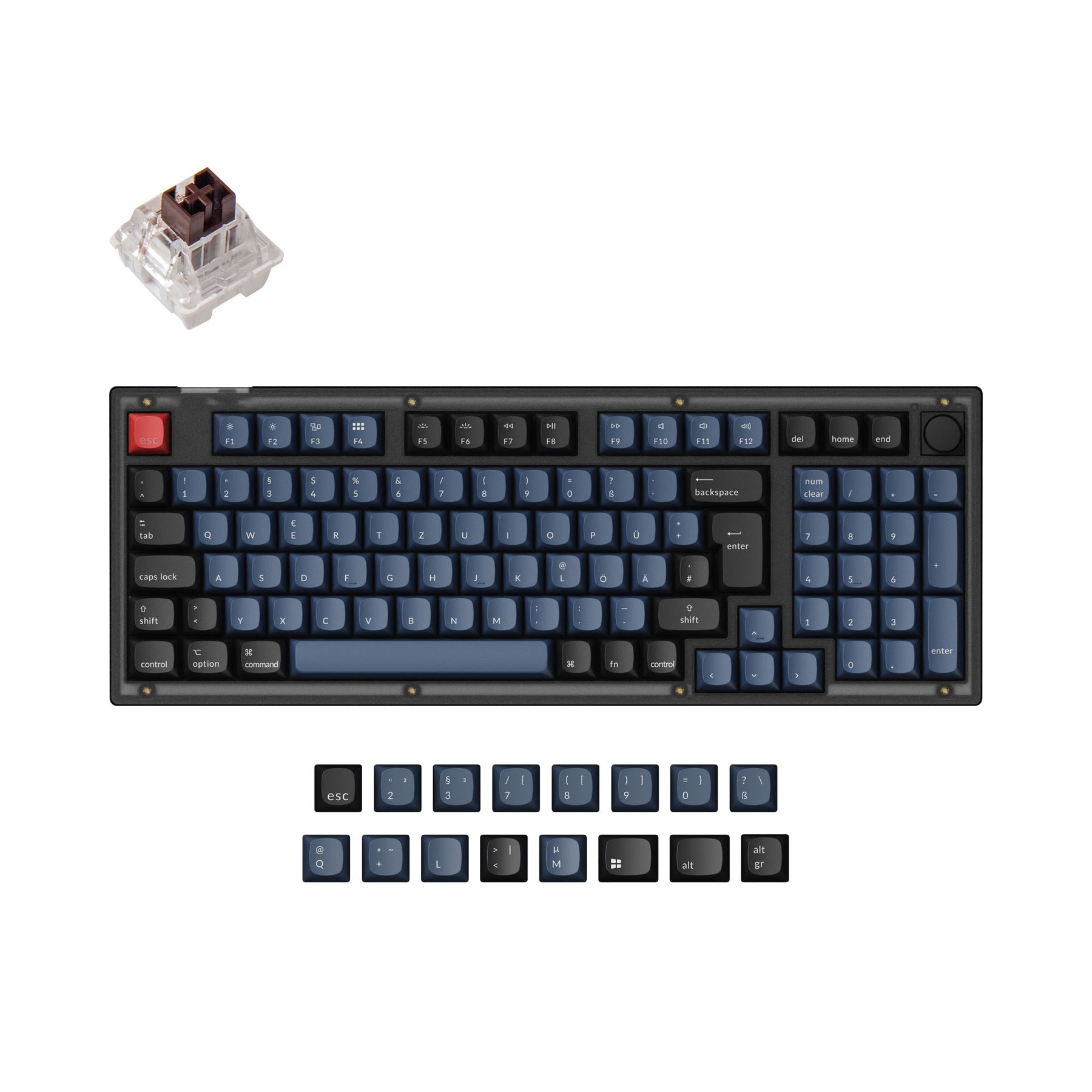 Es Iso Layout Keychron V5 QMK Custom Mechanical Keyboard ISO Layout Collection