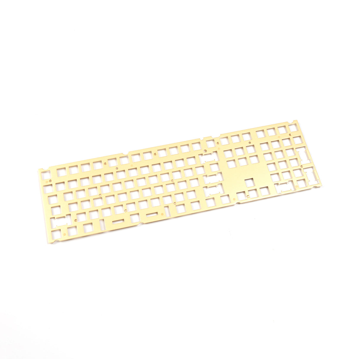 Keychron V6 Keyboard ANSI Layout Knob Brass Plate