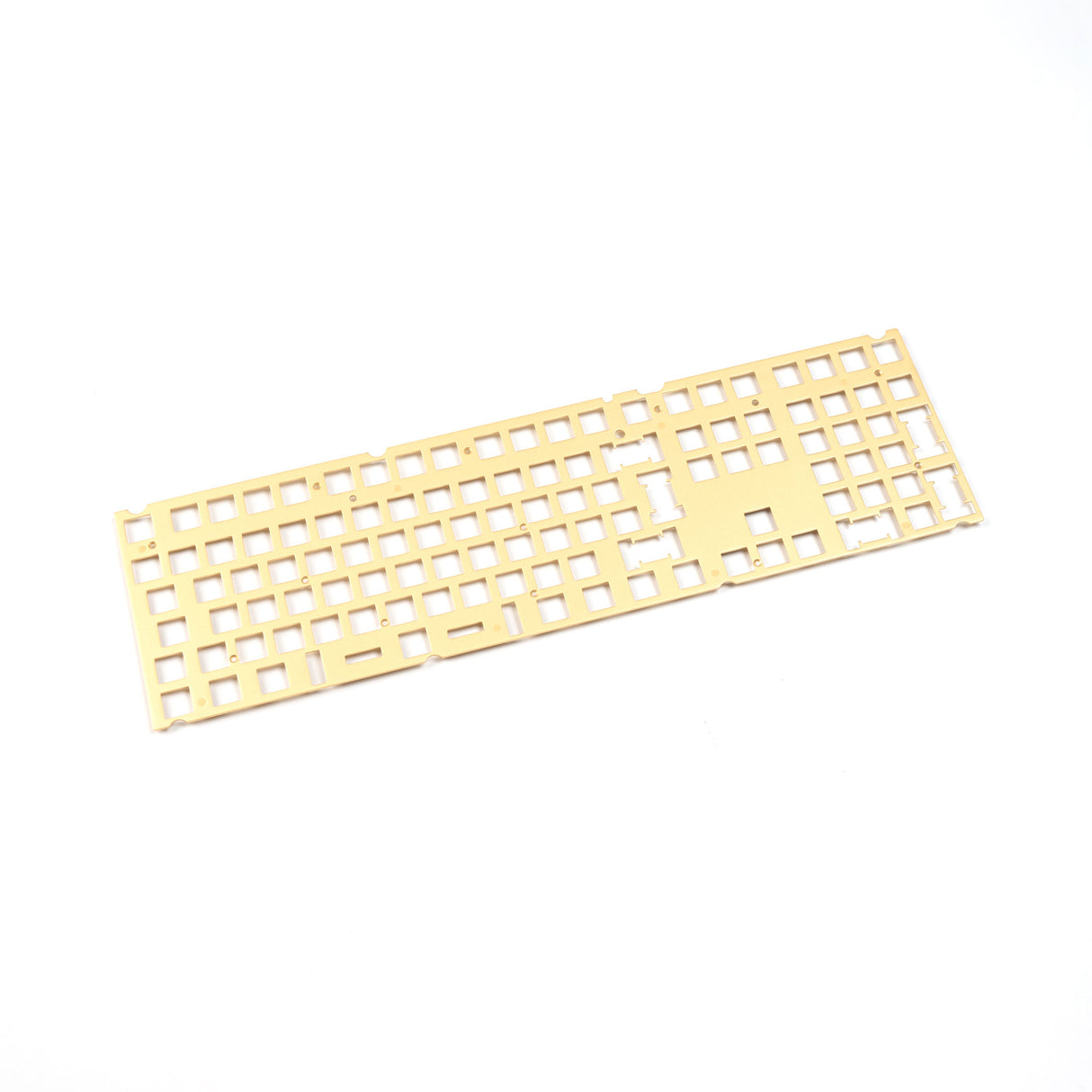 Keychron V6 Keyboard ISO Layout Knob Brass Plate